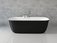 Акриловая ванна Aquanet Family Fine 170x78 95778 Gloss Finish (панель Black matte)