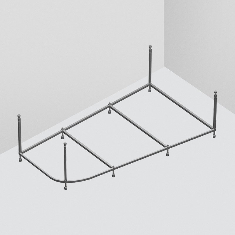 W72A-160-100W-R2 Каркас для ванны spirit 160х100 W72A-160-100W-R2 Каркас для ванны spirit 160х100