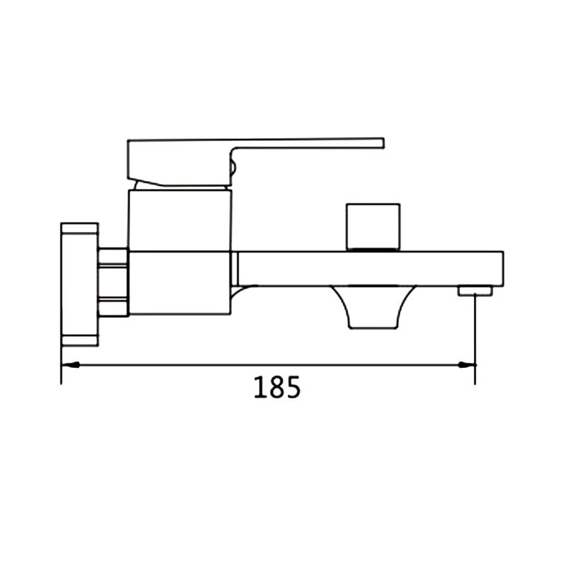 Смеситель для ванны Shevanik S96T S9602T Смеситель для ванны Shevanik S96T S9602T