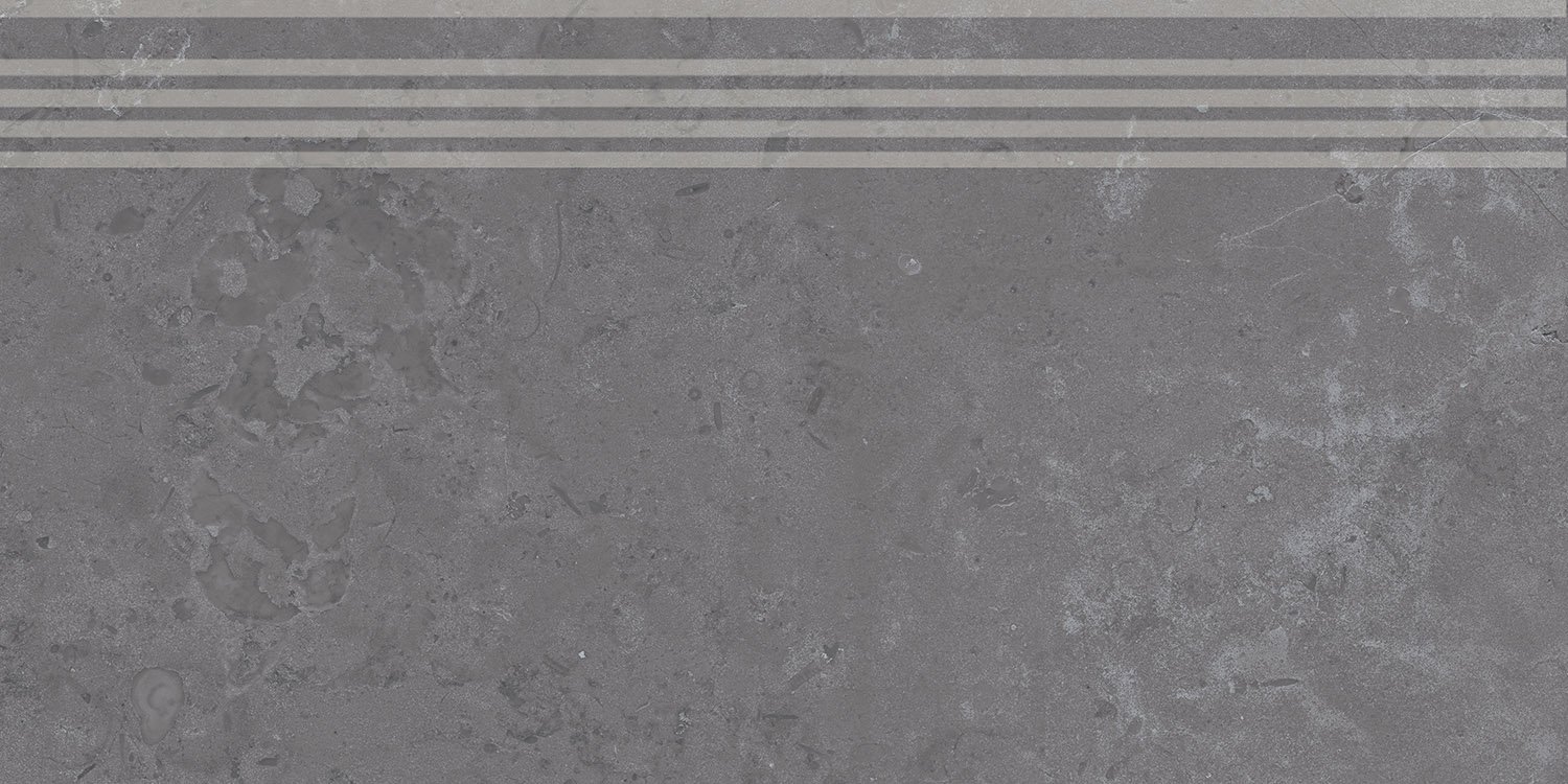 Ступень Про Лаймстоун серый темный натуральный обрезной 30x60x0,9 Ступень Про Лаймстоун серый темный натуральный обрезной 30x60x0,9