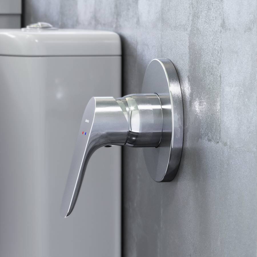 777500001 Jupiter, Смеситель монтируемый в стену, Хром 777500001 Jupiter, Смеситель монтируемый в стену, Хром