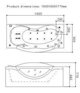 Стакан для зубных щеток Timo Luiro 18432/17 золото матовое