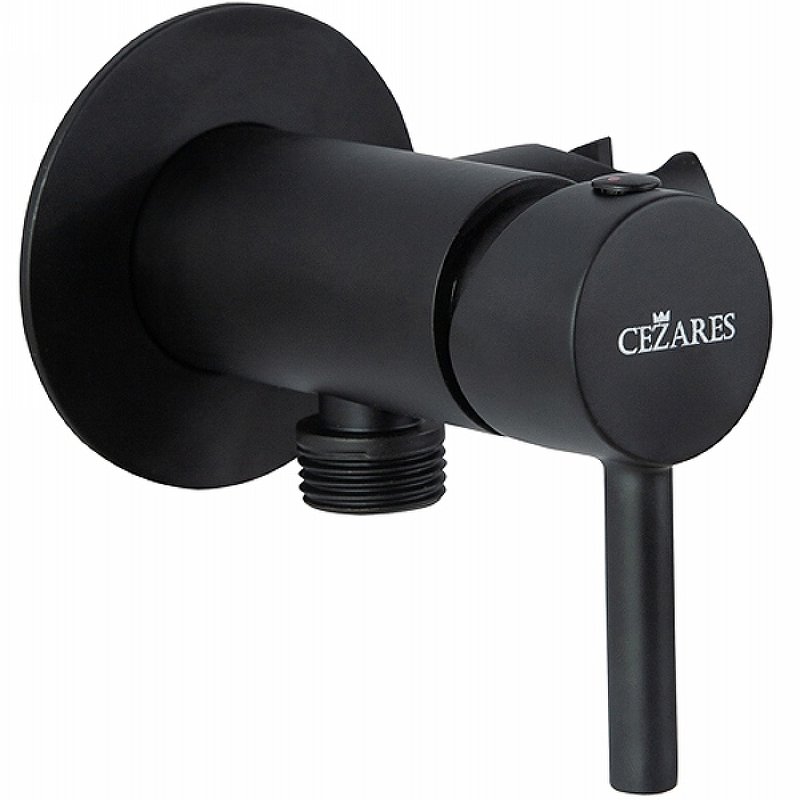 CZR-DA1-NOP Смеситель для душа со штуцером с держателем, исполнение чёрный матовый CZR-DA1-NOP Смеситель для душа со штуцером с держателем, исполнение чёрный матовый