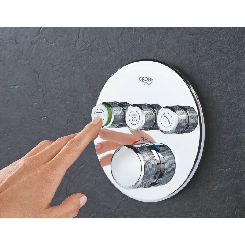 Термостат для душа Grohe Grohtherm SmartControl 29121000 хром Термостат для душа Grohe Grohtherm SmartControl 29121000 хром