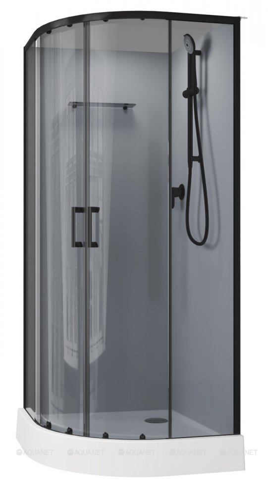 Душевая кабина Aquanet Passion EVO R black 90x90 набор 3 Душевая кабина Aquanet Passion EVO R black 90x90 набор 3