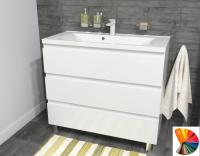 Тумба напольная под умывальник Bali New 1000х450 3 ящика (ШхГхВ) 998х446х860 Тумба напольная под умывальник Bali New 1000х450 3 ящика (ШхГхВ) 998х446х860