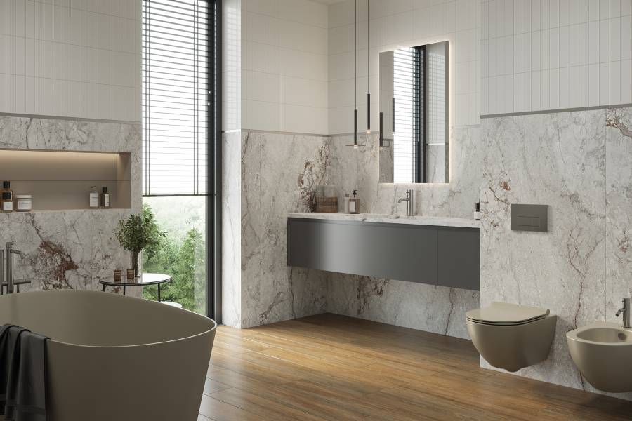 Плитка Aquarelle White 5,8х24 Плитка Aquarelle White 5,8х24