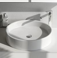 M8FWCC20550WG Func Раковина накладная, овал , 55 см, цвет Белый глянец