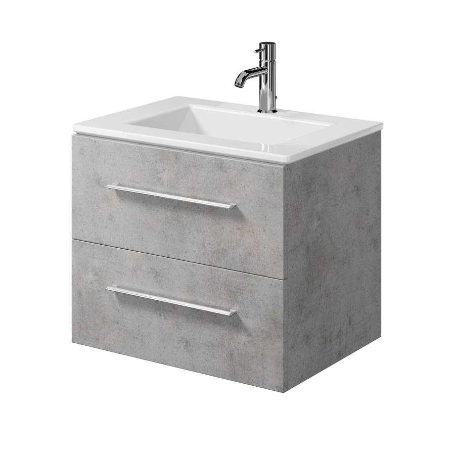 Тумба под раковину Creto Ares 60 серая Тумба под раковину Creto Ares 60 серая