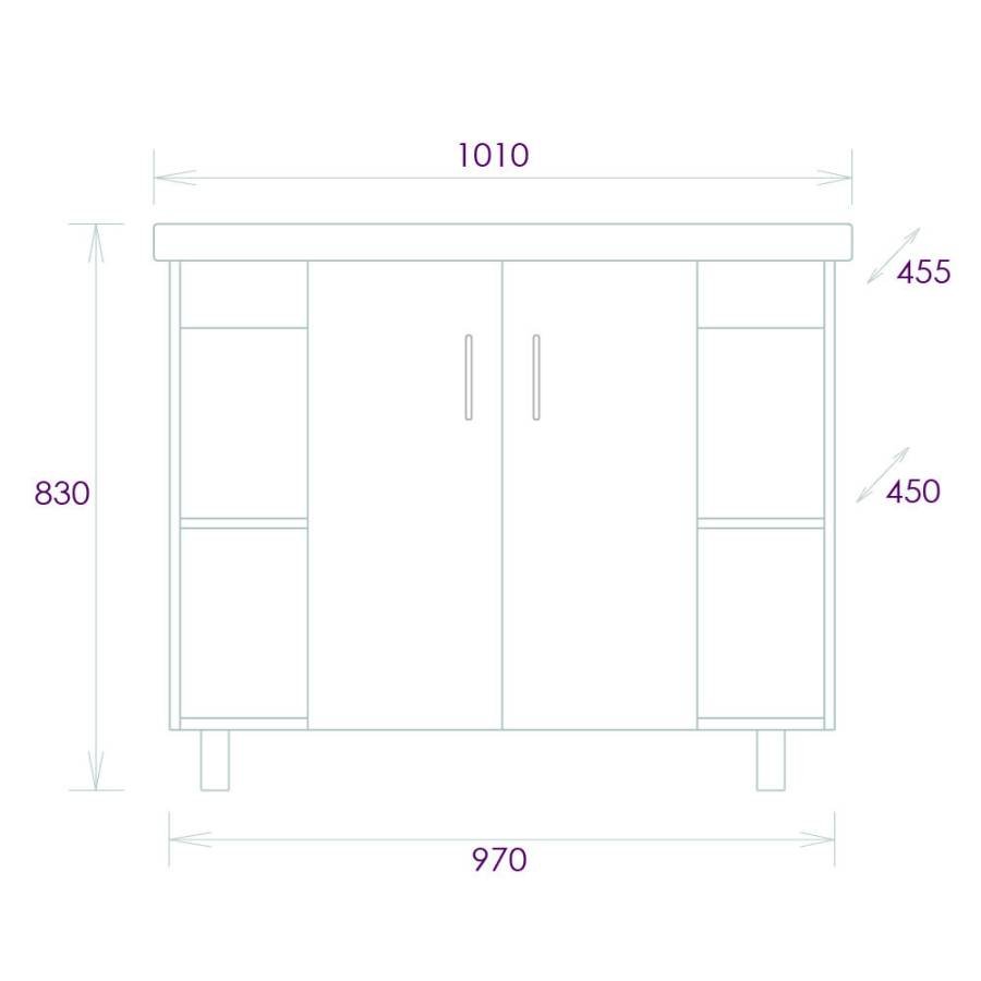Тумба Onika Тимбер 100 напольная, белая мат./дуб сонома (ум. Фостер 100) Тумба Onika Тимбер 100 напольная, белая мат./дуб сонома (ум. Фостер 100)