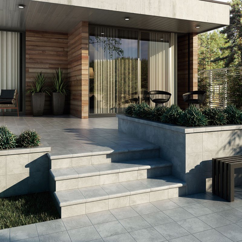 Ступень фронтальная PELDANO GREY 33х24,5х4, Manhattan Ступень фронтальная PELDANO GREY 33х24,5х4, Manhattan