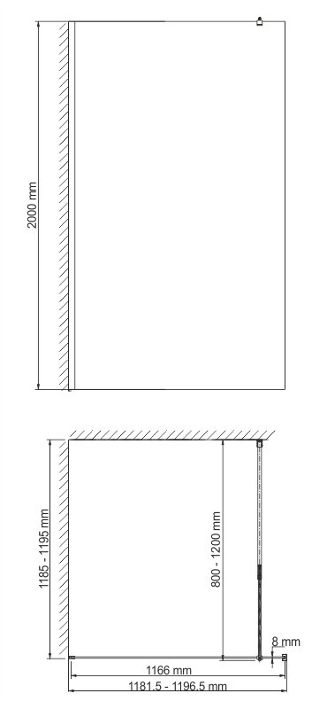 Rossel 28W40 Душевая перегородка Wasserkraft Rossel 28W40 Душевая перегородка Wasserkraft