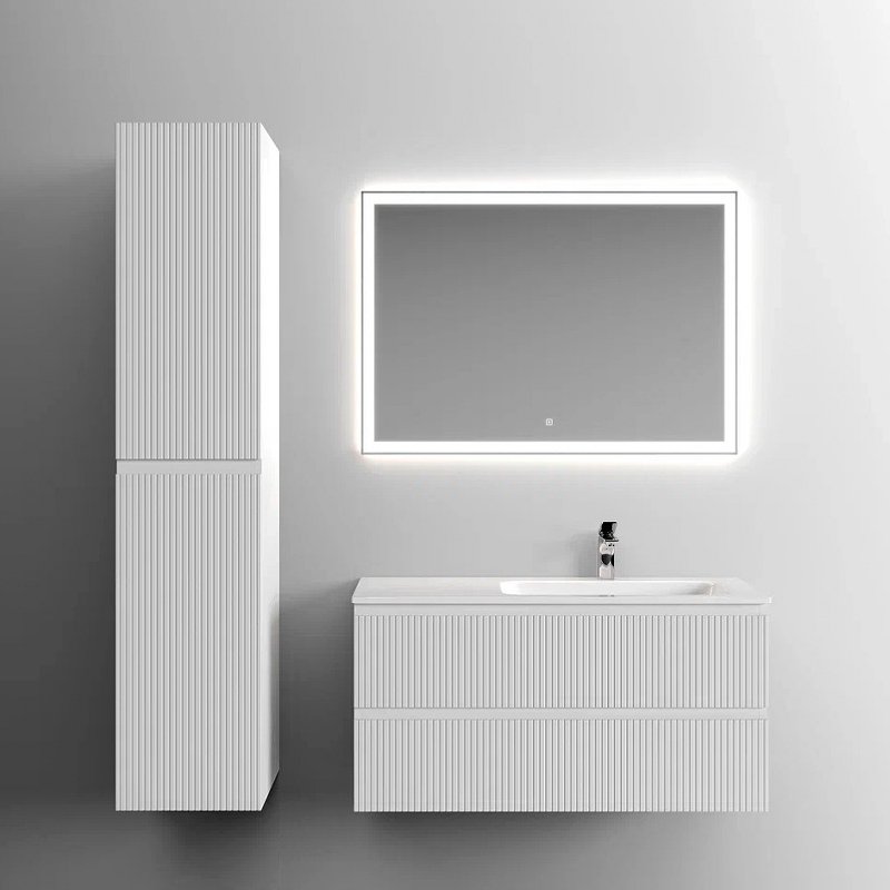 Тумба подвесная SANCOS Snob T правая 995х445х500, c двумя ящиками оснащенными доводчиками, Bianco , арт.SNT100RW Тумба подвесная SANCOS Snob T правая 995х445х500, c двумя ящиками оснащенными доводчиками, Bianco , арт.SNT100RW