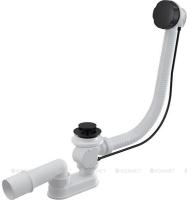 Слив-перелив ALCAPLAST 100 см. A55BLACK-100 (черный)