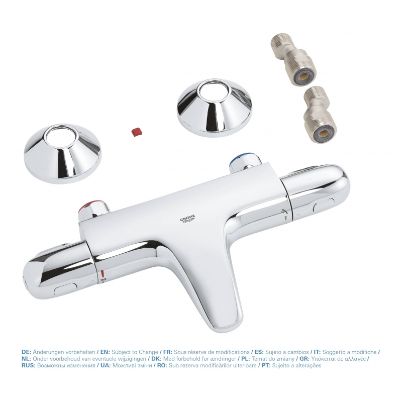Термостат для ванны, GROHE Grohtherm 1000, хром (34155003) Термостат для ванны, GROHE Grohtherm 1000, хром (34155003)
