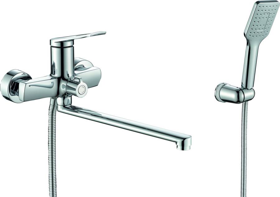 Смеситель для ванны с длинным поворотным изливом RUSH Socotra (ST1235-51) Смеситель для ванны с длинным поворотным изливом RUSH Socotra (ST1235-51)