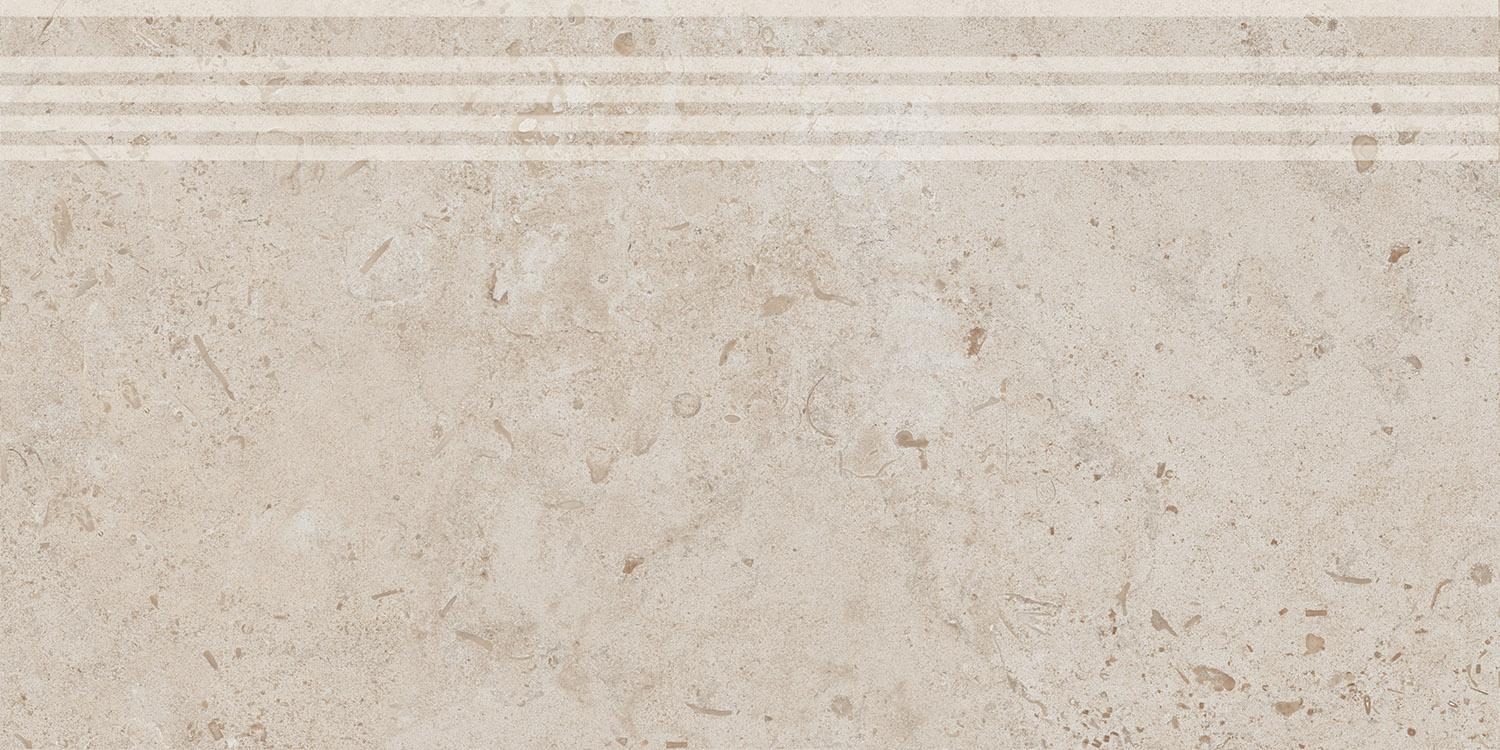 Ступень Про Лаймстоун бежевый натуральный обрезной 30x60x0,9 Ступень Про Лаймстоун бежевый натуральный обрезной 30x60x0,9