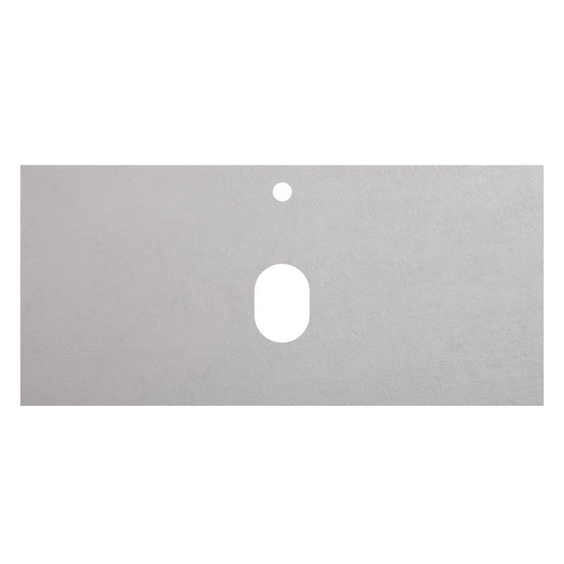 KEP-100-CEM-W0 Столешница из керамогранита без отверстия под смеситель 1016x468x10 Исполнение: Cemento  KEP-100-CEM-W0 Столешница из керамогранита без отверстия под смеситель 1016x468x10 Исполнение: Cemento