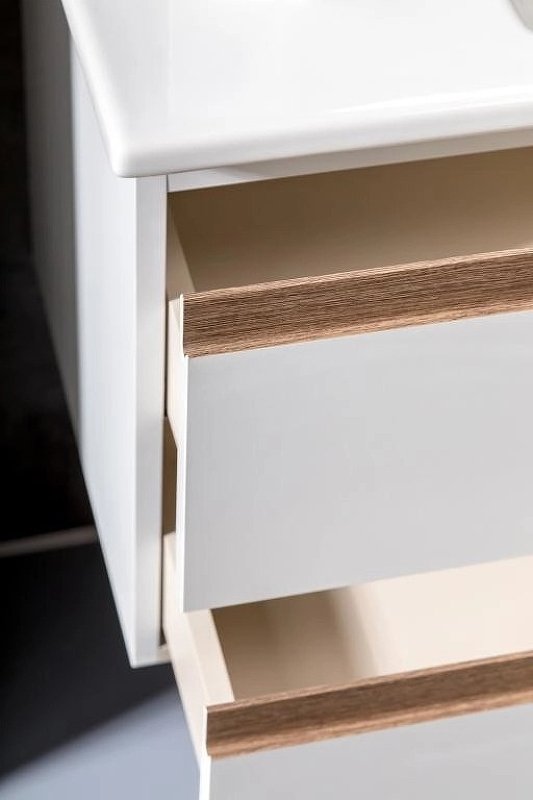 Тумба CAPOLDA 100 белая + ручка дерево 849-100-WW Boheme Тумба CAPOLDA 100 белая + ручка дерево 849-100-WW Boheme