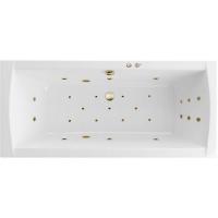 Ванна EXCELLENT Aquaria Lux 180x80 "ULTRA" (золото)