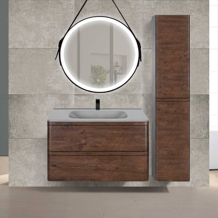 База под раковину Vico 800 подвесная, 2 выкатных ящика soft close, R.Wood База под раковину Vico 800 подвесная, 2 выкатных ящика soft close, R.Wood