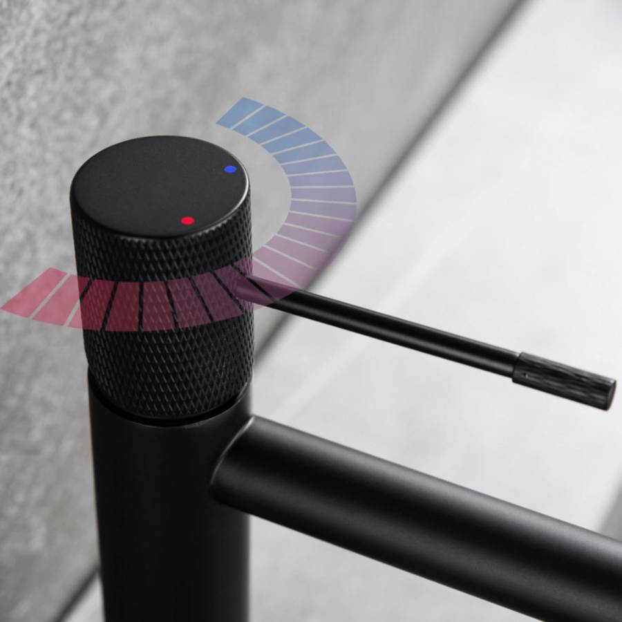 Смеситель для раковины Desire VBF-1D1MB однорычажный, черный Смеситель для раковины Desire VBF-1D1MB однорычажный, черный