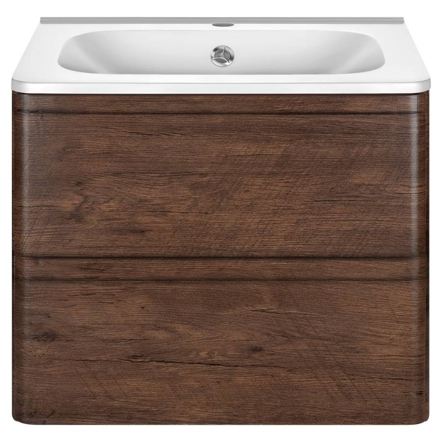 База под раковину Vico 600 подвесная, 2 выкатных ящика soft close, R.Wood База под раковину Vico 600 подвесная, 2 выкатных ящика soft close, R.Wood