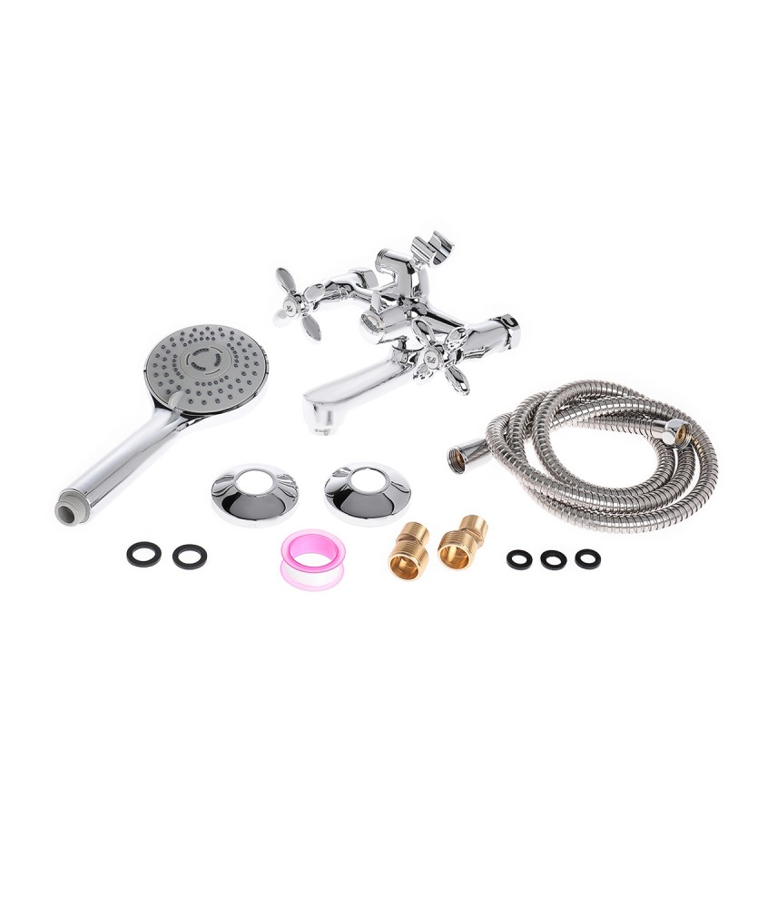 Смеситель для ванны/душа Agger Retro A1921200 с душевым набором Смеситель для ванны/душа Agger Retro A1921200 с душевым набором