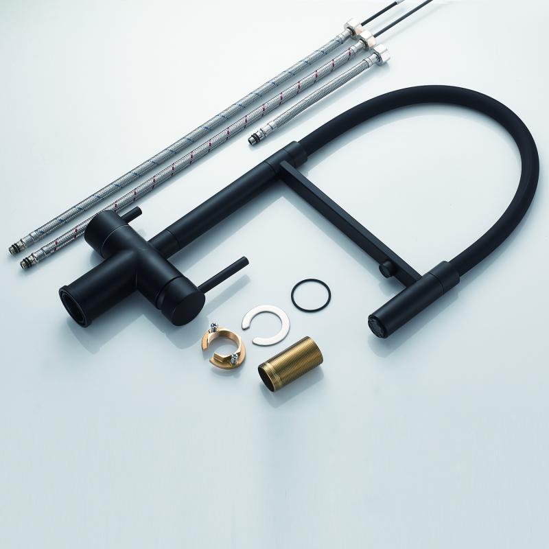 Смеситель для кухни с гибким изливом Shevanik S178 S178H Смеситель для кухни с гибким изливом Shevanik S178 S178H