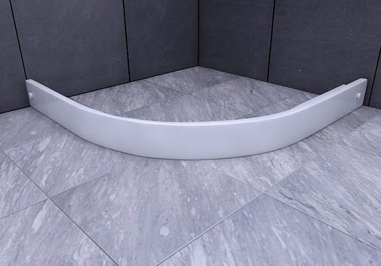 Панель для поддона 90*90 1/4 круга, радиус 50см. Панель для поддона 90*90 1/4 круга, радиус 50см.