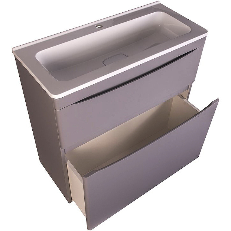 Тумба напольная Creto Oro 90 см 24-ST90-GR серый люкс Тумба напольная Creto Oro 90 см 24-ST90-GR серый люкс