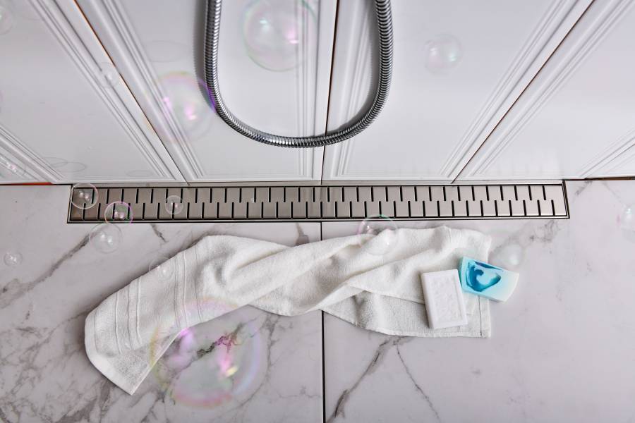 Душевой лоток 35 см Creto Snake CRE-350 SH с решеткой, хром Душевой лоток 35 см Creto Snake CRE-350 SH с решеткой, хром