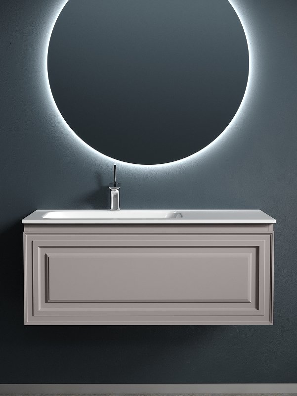 Тумба подвесная SANCOS Very 995х445х406, c одним  ящиком оснащенным доводчиками, левая , Doha Soft , арт.VR100LSM Тумба подвесная SANCOS Very 995х445х406, c одним  ящиком оснащенным доводчиками, левая , Doha Soft , арт.VR100LSM