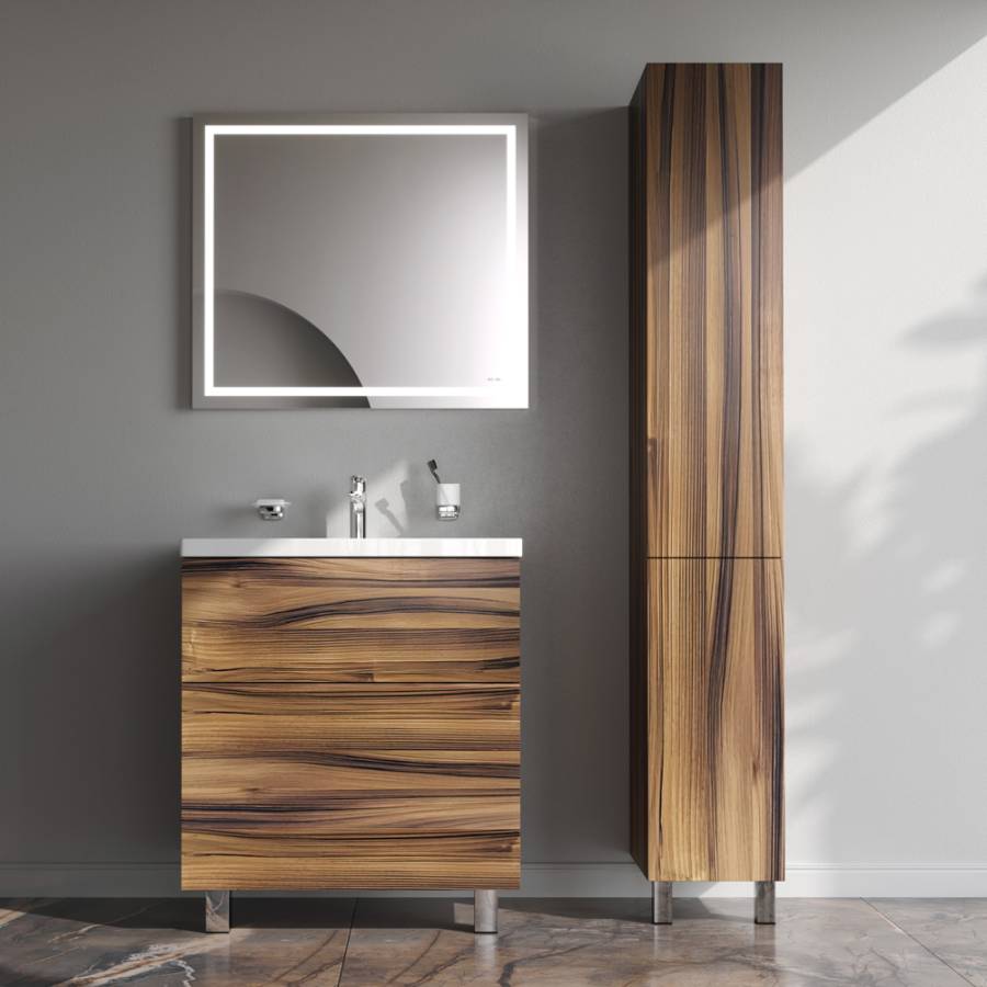 База под раковину, напольная, 75 см, 2 ящика, орех M90FSX0752HF База под раковину, напольная, 75 см, 2 ящика, орех M90FSX0752HF