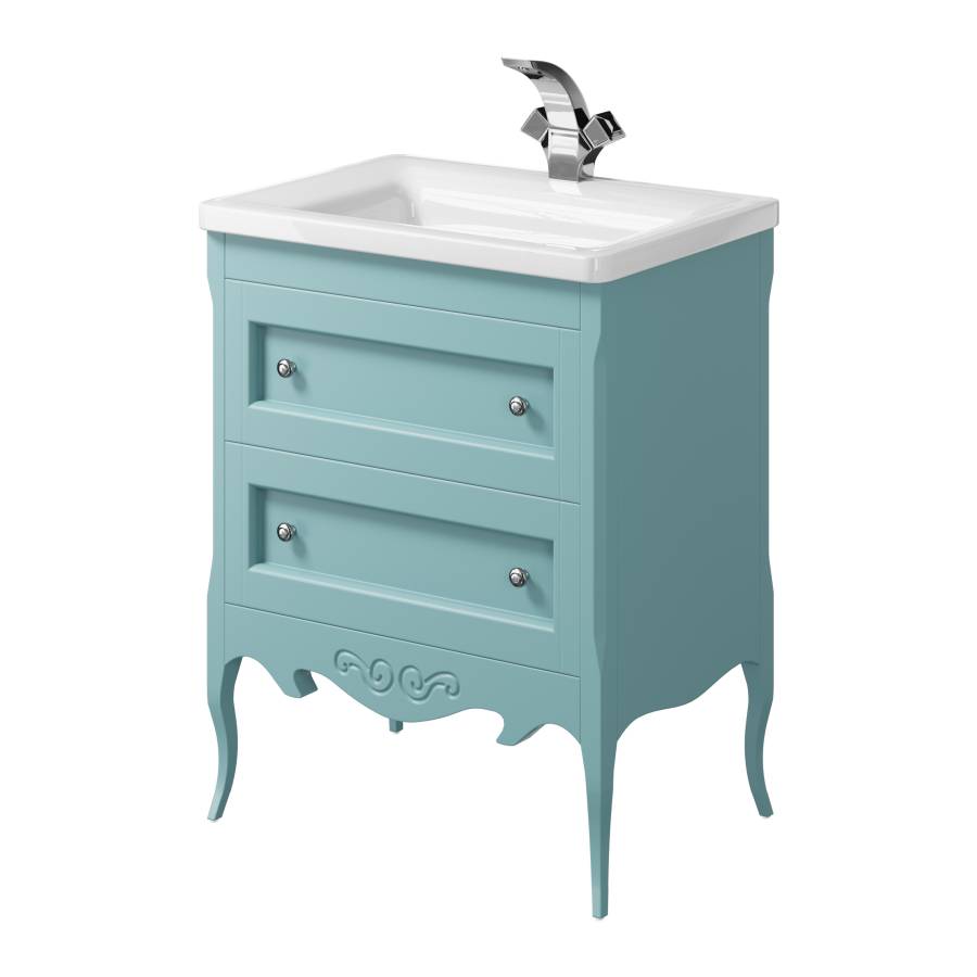 Тумба под раковину Creto Viva Blue 66 Тумба под раковину Creto Viva Blue 66