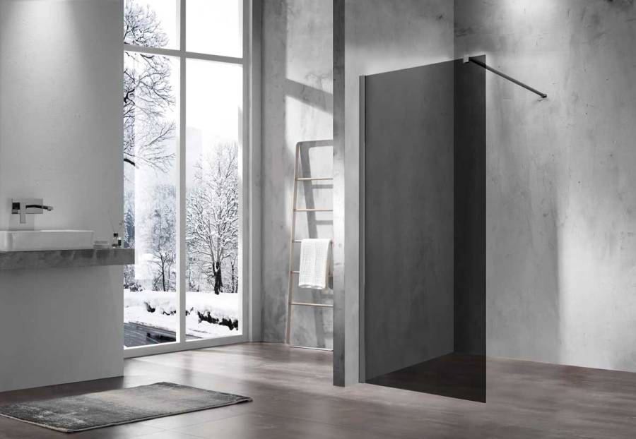 Душевая перегородка Walk-In VSW-1H800CGGM, 800*2000, вороненая сталь, стекло тонированное Душевая перегородка Walk-In VSW-1H800CGGM, 800*2000, вороненая сталь, стекло тонированное