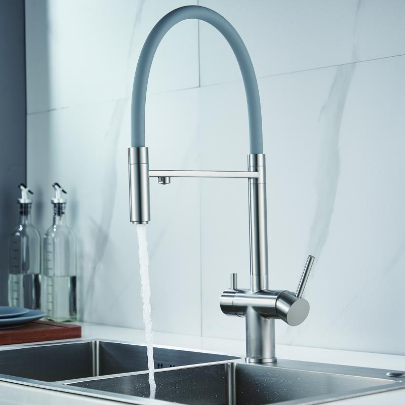 Смеситель для кухни с гибким изливом Shevanik S178 S178L Смеситель для кухни с гибким изливом Shevanik S178 S178L