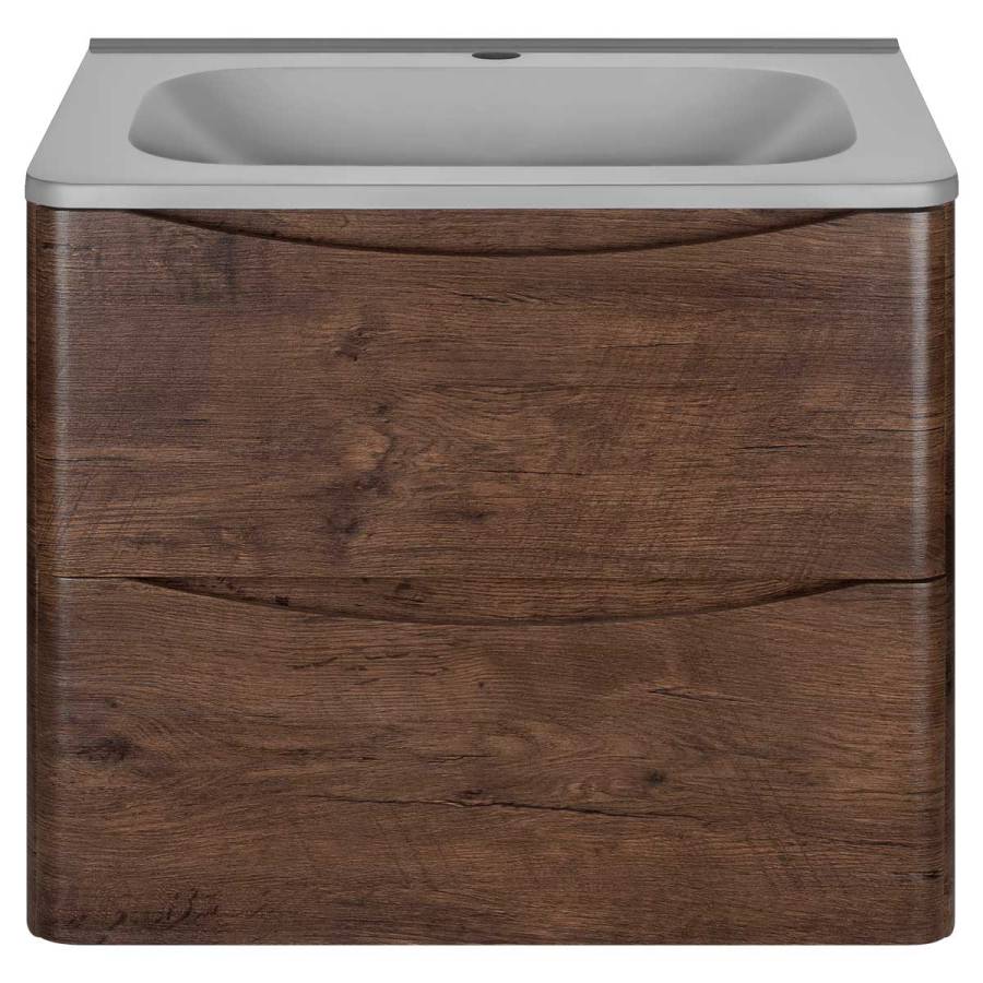 База под раковину Paola 600 подвесная, 2 выкатных ящика soft close, R.Wood База под раковину Paola 600 подвесная, 2 выкатных ящика soft close, R.Wood