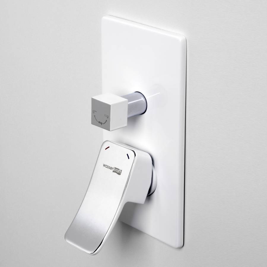 Aller 10641WHITE Смеситель для ванны и душа Wasserkraft Aller 10641WHITE Смеситель для ванны и душа Wasserkraft