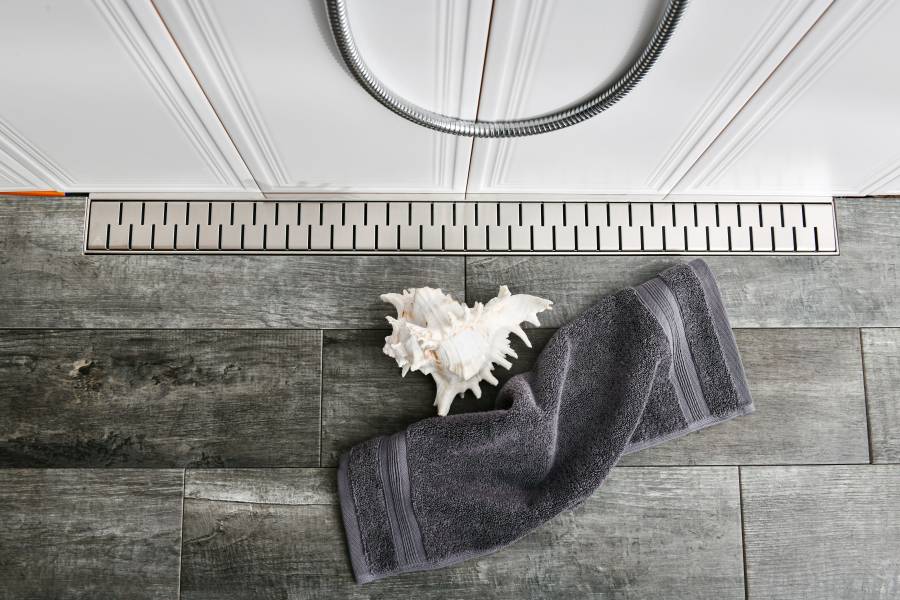 Душевой лоток 35 см Creto Snake CRE-350 SH с решеткой, хром Душевой лоток 35 см Creto Snake CRE-350 SH с решеткой, хром