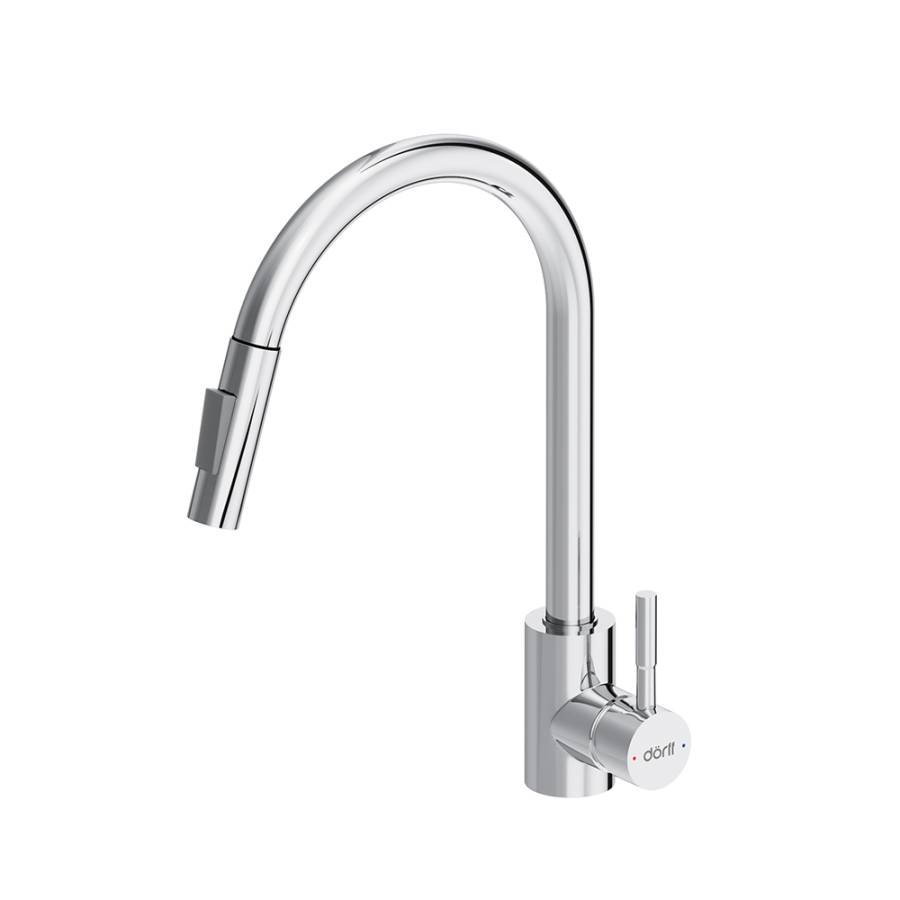 D3007500 Logic кухонный смеситель вытягивающимся изливом Logic, хром D3007500 Logic кухонный смеситель вытягивающимся изливом Logic, хром