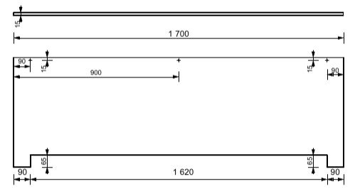 Фронтальная панель для ванны 170 см Creto Nova 23-2112 белая Фронтальная панель для ванны 170 см Creto Nova 23-2112 белая