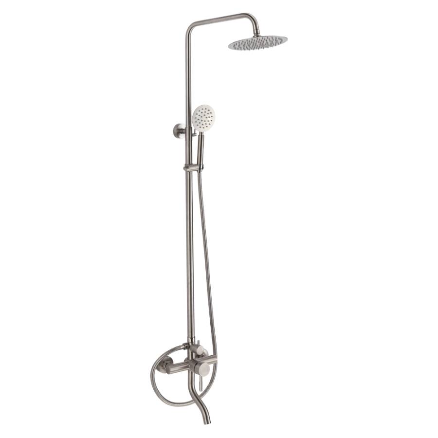 Душевая стойка со смесителем для ванны нерж.сталь BALEAR, арт. 13511BL Душевая стойка со смесителем для ванны нерж.сталь BALEAR, арт. 13511BL