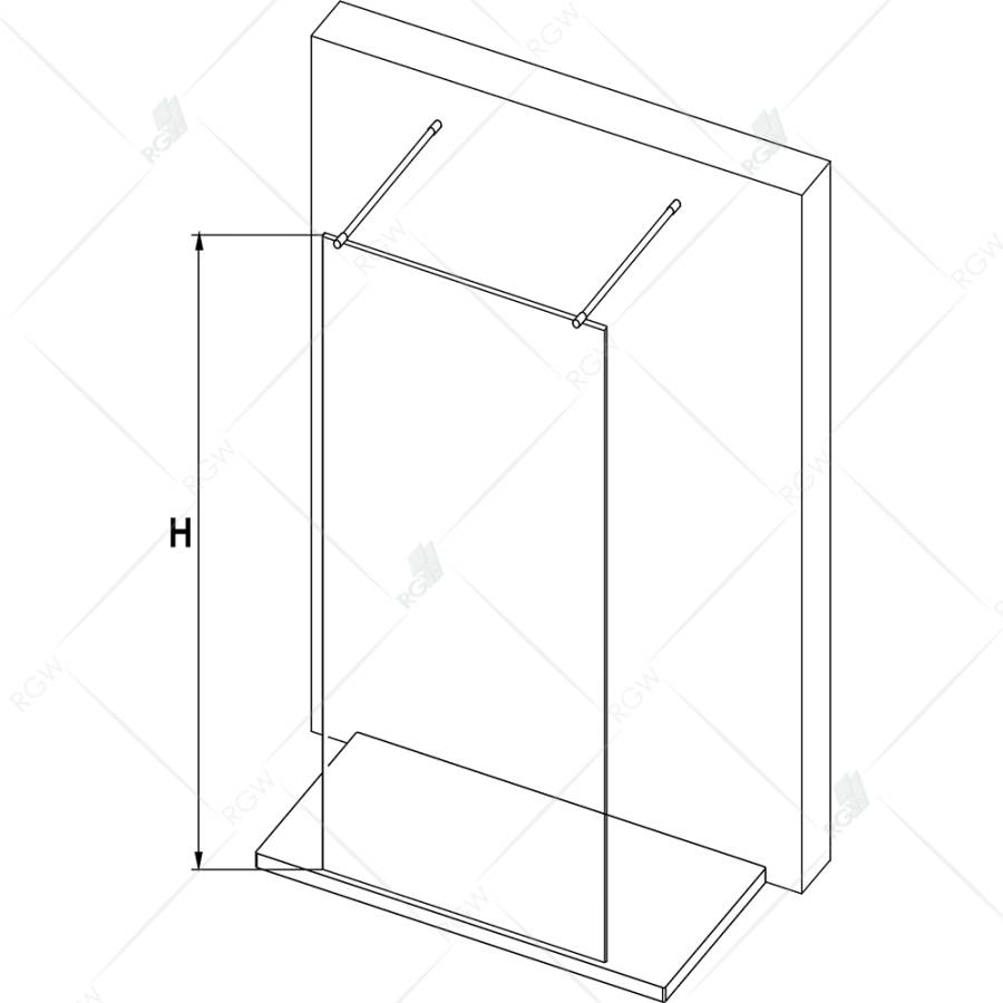 Душевая перегородка RGW Walk In WA-016-1 351016110-11 Душевая перегородка RGW Walk In WA-016-1 351016110-11