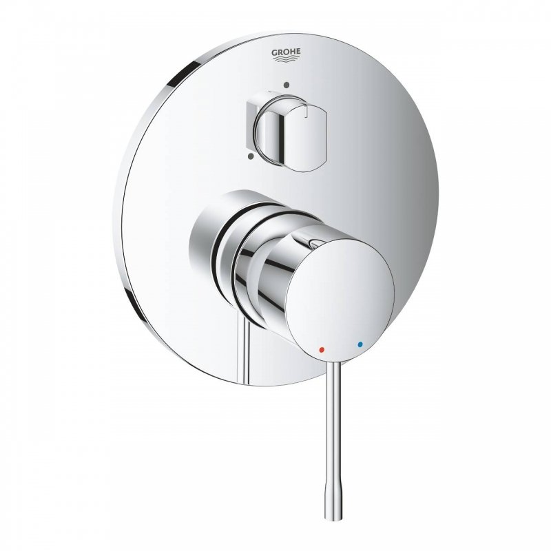 Смеситель для ванны Grohe Essence встраиваемый без излива хром (24092001) Смеситель для ванны Grohe Essence встраиваемый без излива хром (24092001)