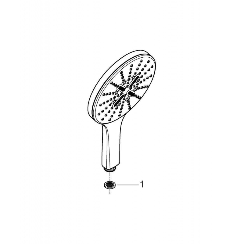 Душевая лейка Grohe Rainshower SmartActive 26590000, хром Душевая лейка Grohe Rainshower SmartActive 26590000, хром