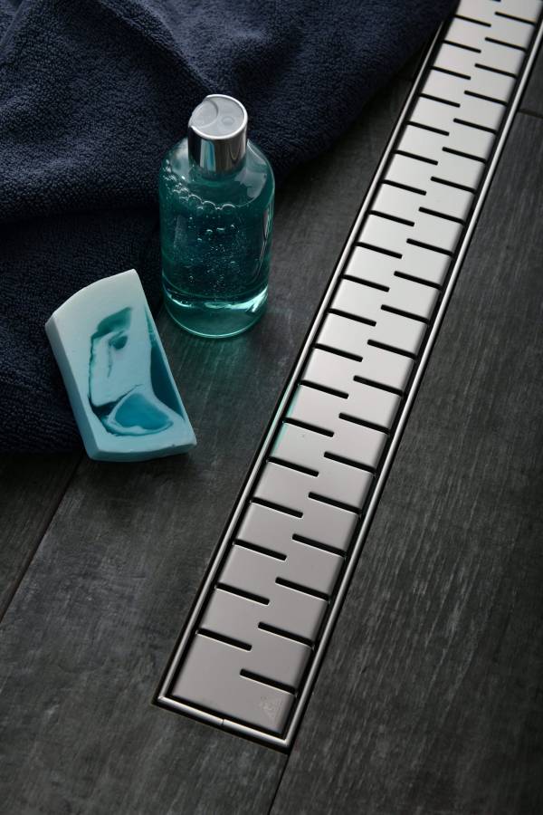 Душевой лоток 35 см Creto Snake CRE-350 SH с решеткой, хром Душевой лоток 35 см Creto Snake CRE-350 SH с решеткой, хром