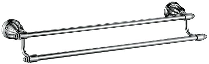 Полотенцедержатель двойной 63 см. RUSH Socotra (ST12532) Полотенцедержатель двойной 63 см. RUSH Socotra (ST12532)