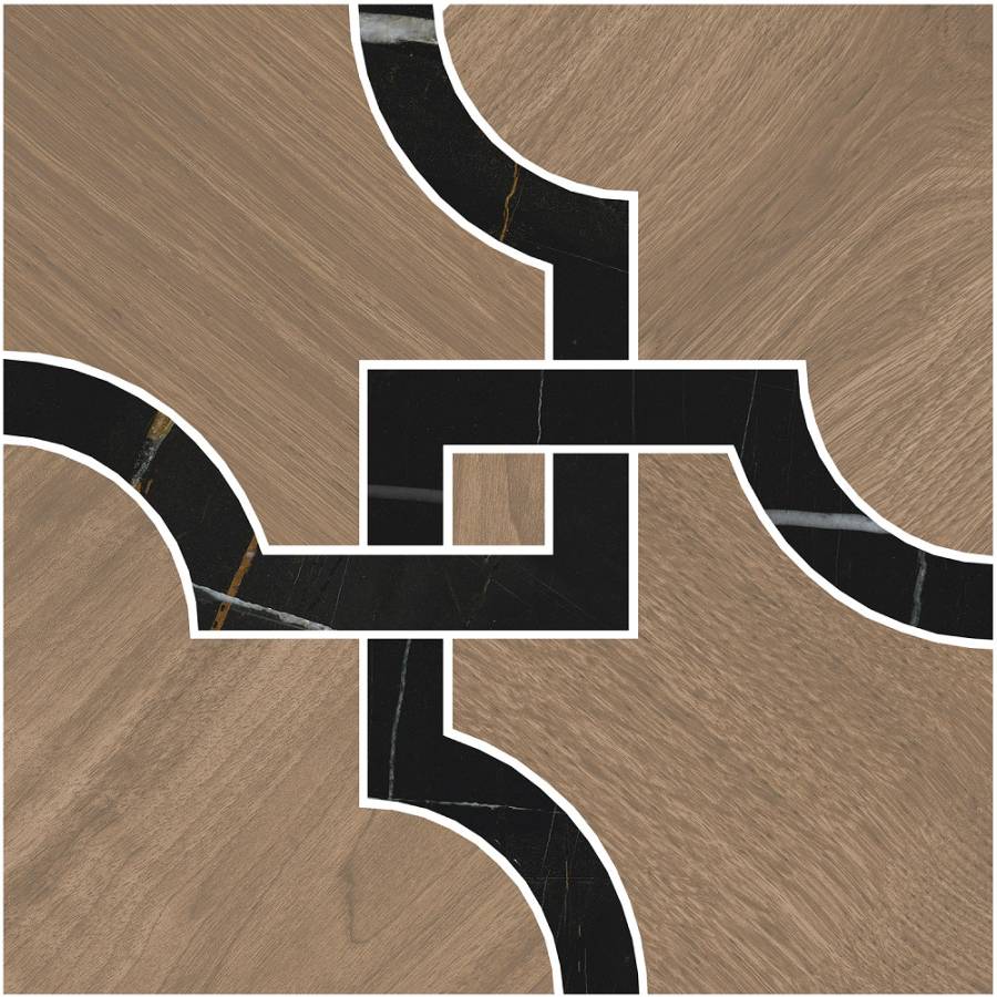 Декор 1 ID133 Монтиони коричневый/черный матовый 30см*30см*9мм (1уп/6шт/)наборный, шт Декор 1 ID133 Монтиони коричневый/черный матовый 30см*30см*9мм (1уп/6шт/)наборный, шт