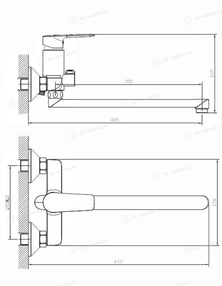 Смеситель для ванны/душа Orange Sofi 2.0 M46-211cr с душевым набором Смеситель для ванны/душа Orange Sofi 2.0 M46-211cr с душевым набором